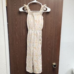 Cupcakes & Cashmere Floral Ruffle Jumpsuit